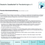 Thumbnail Erhebungsbogen Parodontitis-Risikoabschätzung